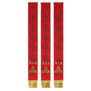 Freemason Bible Ribbon Markers – Royal Arch MMM RAM MEM Degrees Masonic Regalia Masonic Hub