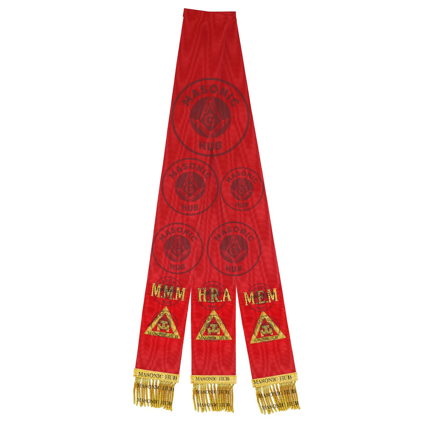 Freemason Bible Ribbon Markers – Royal Arch MMM RAM MEM Degrees Masonic Regalia