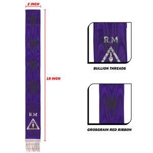 Royal & Select Masters Bible Marker – Hand Embroidered Royal Master Degree Masonic Hub