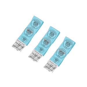 Freemason Light Blue Bible Marker Ribbons with Embroidered Square & Compass Masonic Hub