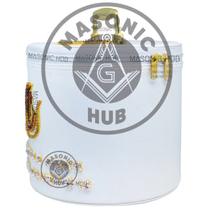 Custom Deluxe Daughters of Isis Fez Case – Personalized Name & Court Embroidery Masonic Hub