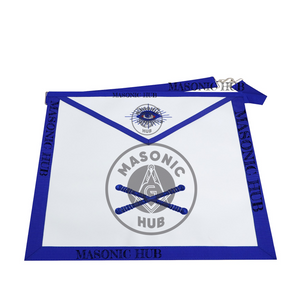 Masonic Marshal all seeing eye Apron Texas Regulation Blue Lodge Officer Masonic Hub