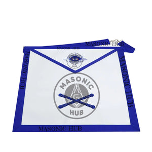 Masonic Marshal all seeing eye Apron Texas Regulation Blue Lodge Officer Masonic Hub