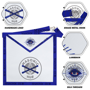 Masonic Marshal all seeing eye Apron Texas Regulation Blue Lodge Officer Masonic Hub