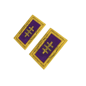 Past Most Eminent Grand Master Shoulder Boards Knights Templar Grand Encampment Masonic Hub