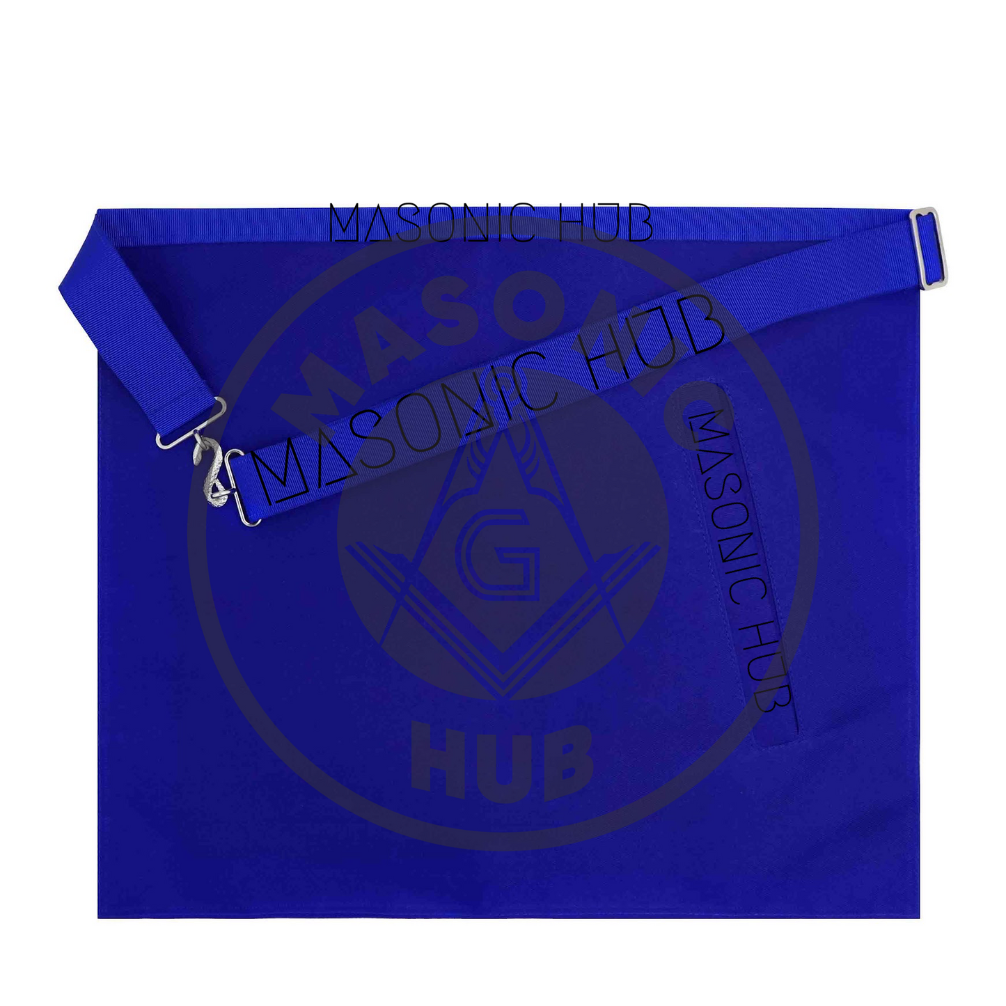 Masonic Blue Lodge Handmade Worshipful Master Lambskin Apron with Collar + Jewel