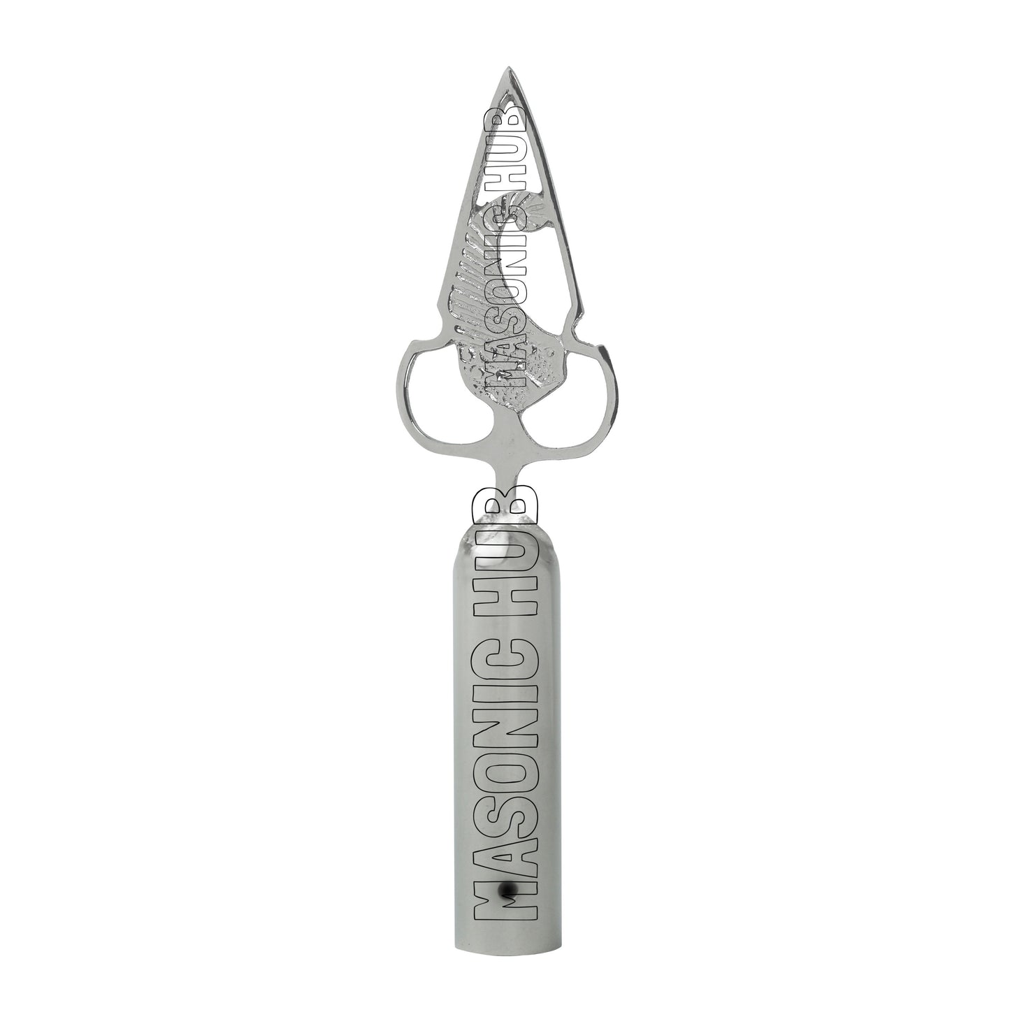 Silver Masonic Blue Lodge Tops Set with MM Emblem Freemason Masonic Pole