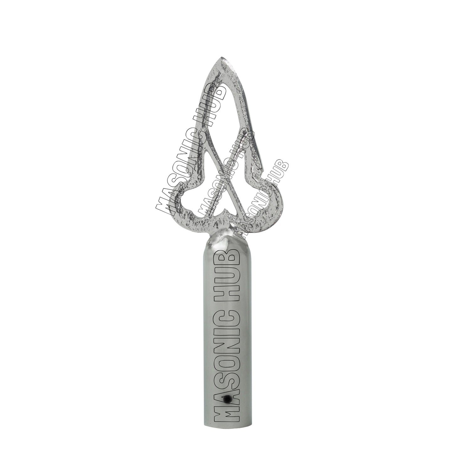 Silver Masonic Blue Lodge Tops Set with MM Emblem Freemason Masonic Pole