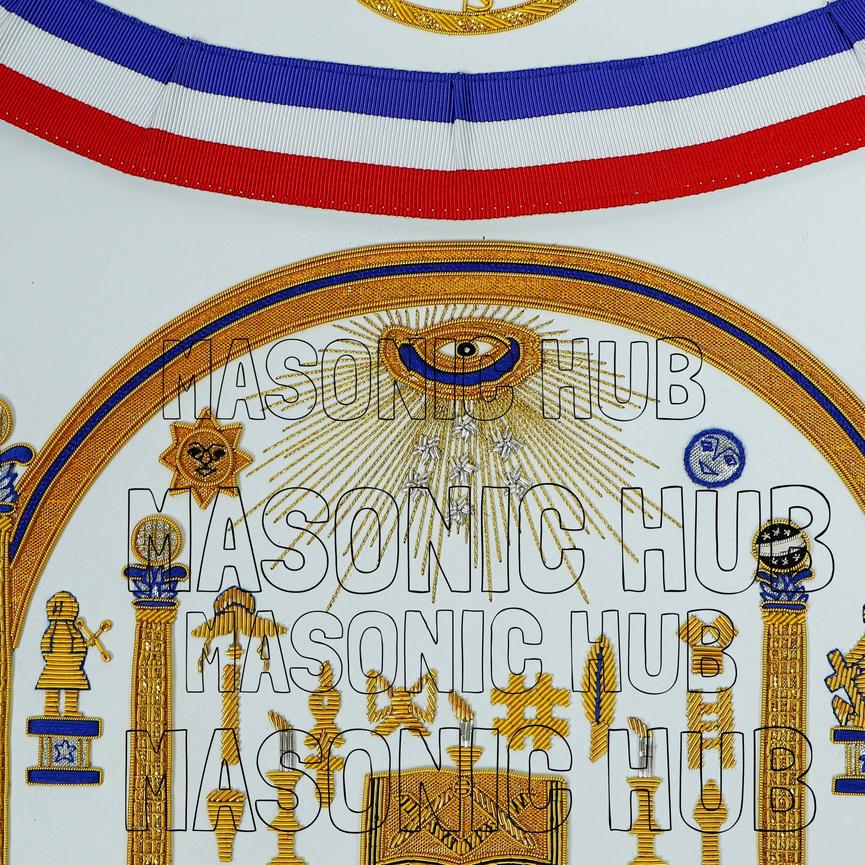 Masonic Legacy of Bro George Washington Masonic Apron Handcrafted for Freemason Masonic Hub