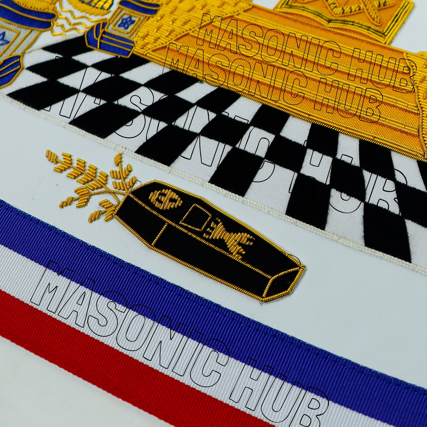 Masonic Legacy of Bro George Washington Masonic Apron Handcrafted for Freemason