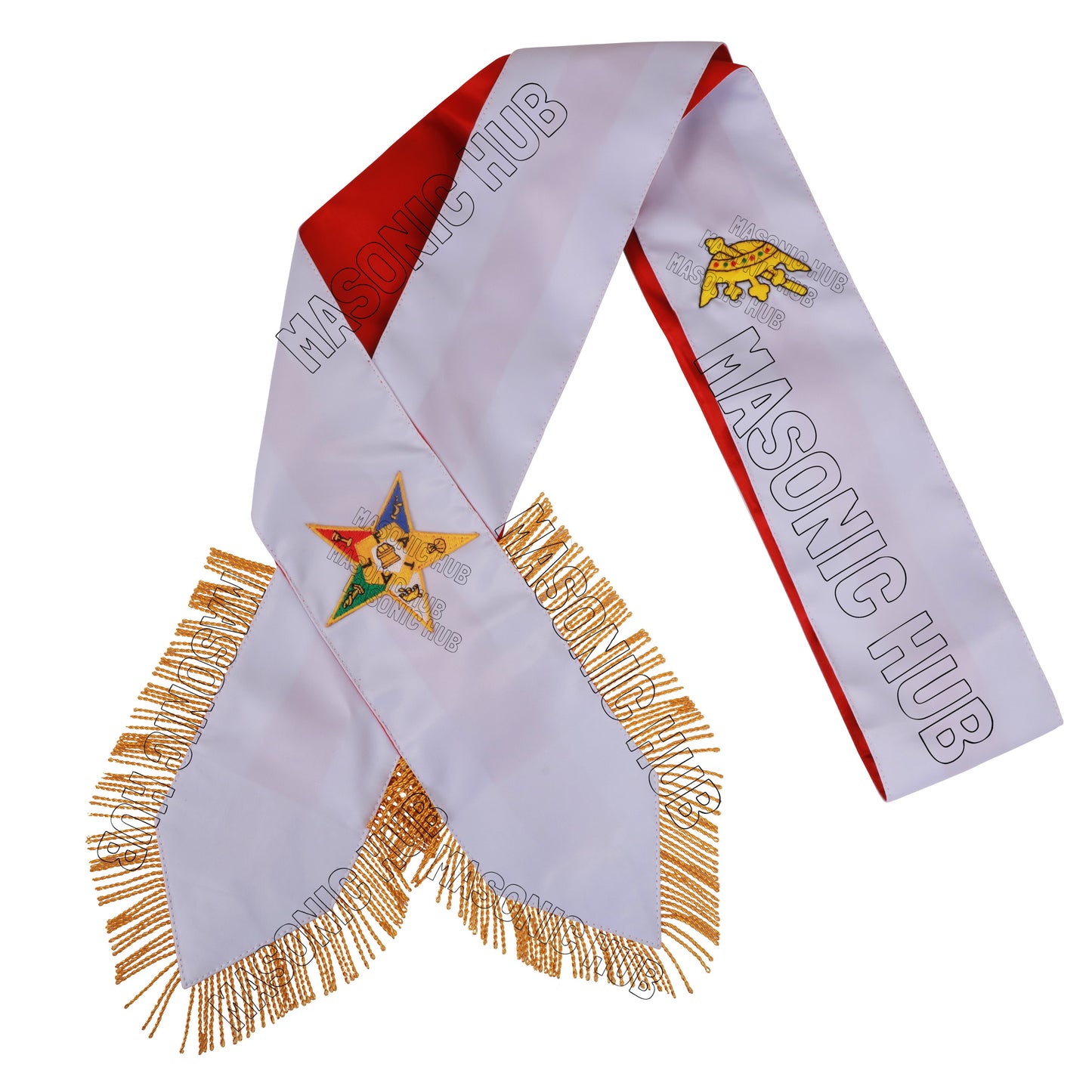Handcrafted Masonic Order of Eastern Star (OES) Complete Sash Set – Set of 5