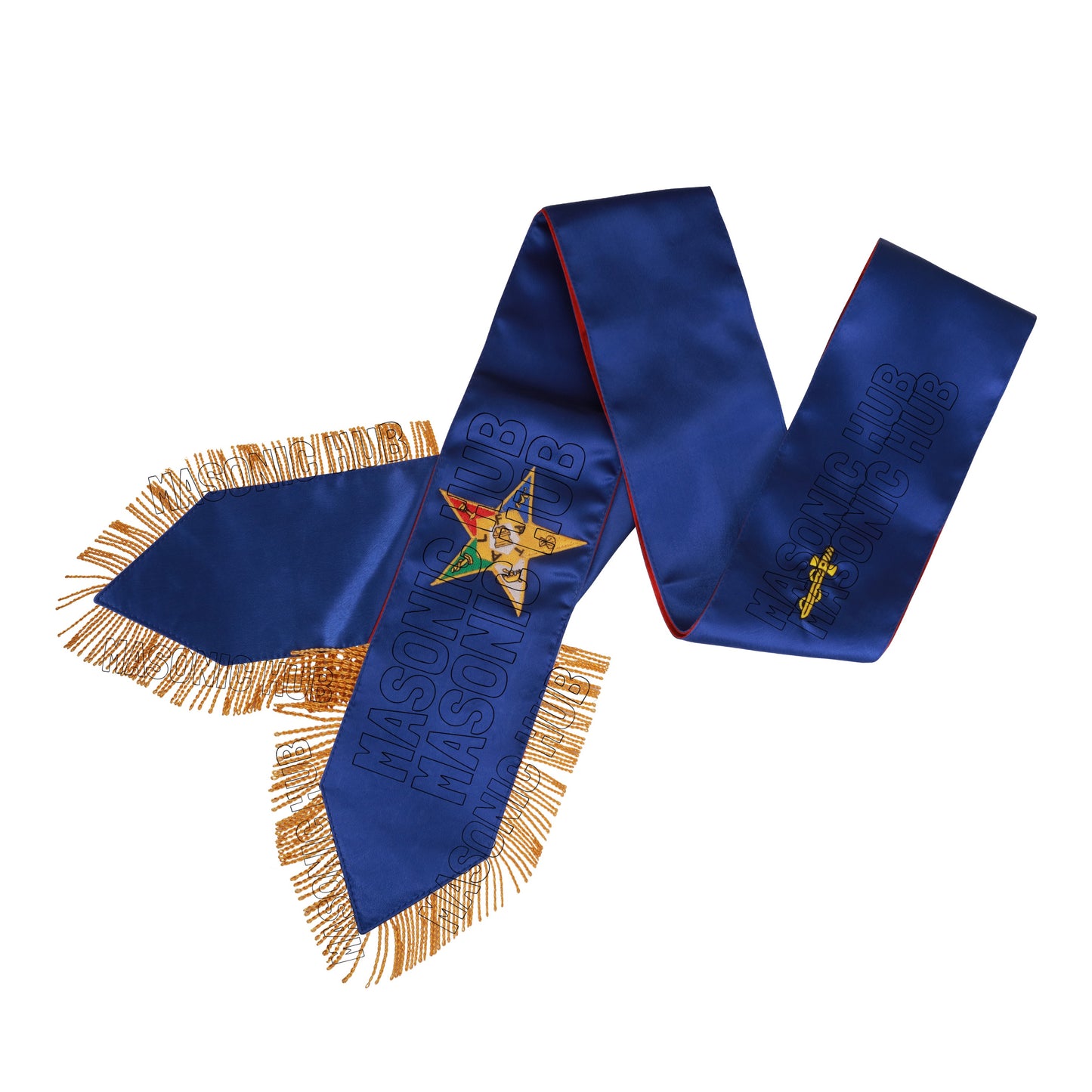Handcrafted Masonic Order of Eastern Star (OES) Complete Sash Set – Set of 5