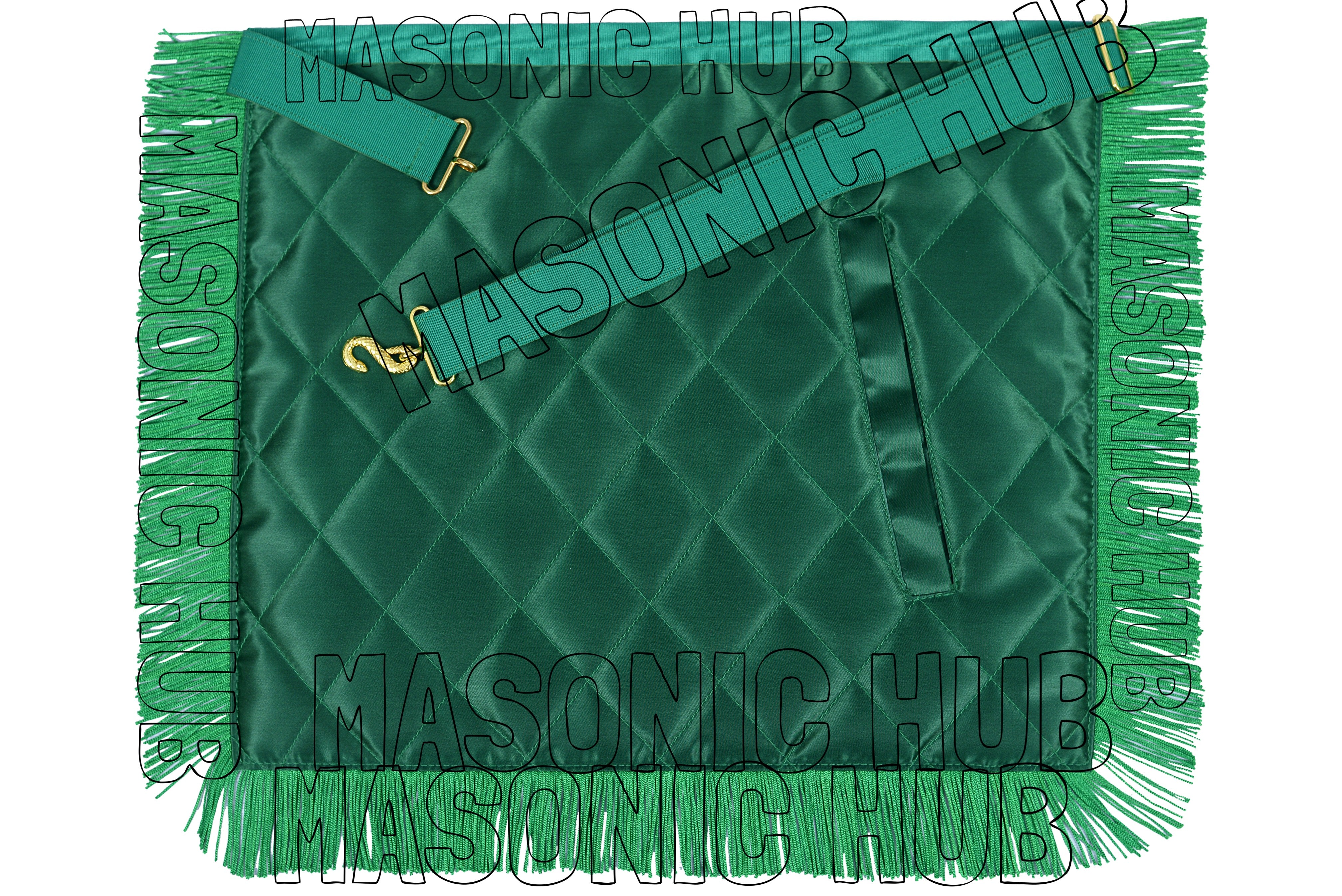 Handcrafted Masonic DeMolay Apron – 100% Lambskin Freemason Regalia with Past Master Emblem Flap