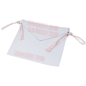Masonic Hub Candidate / Entered Apprentice Faux Leather Apron with White Tassels Masonic Hub