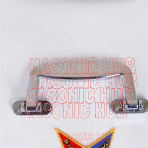 NEW ORDER OF EASTERN STAR FEZ CAP CASE – WHITE WITH EMBLEM Masonic Hub