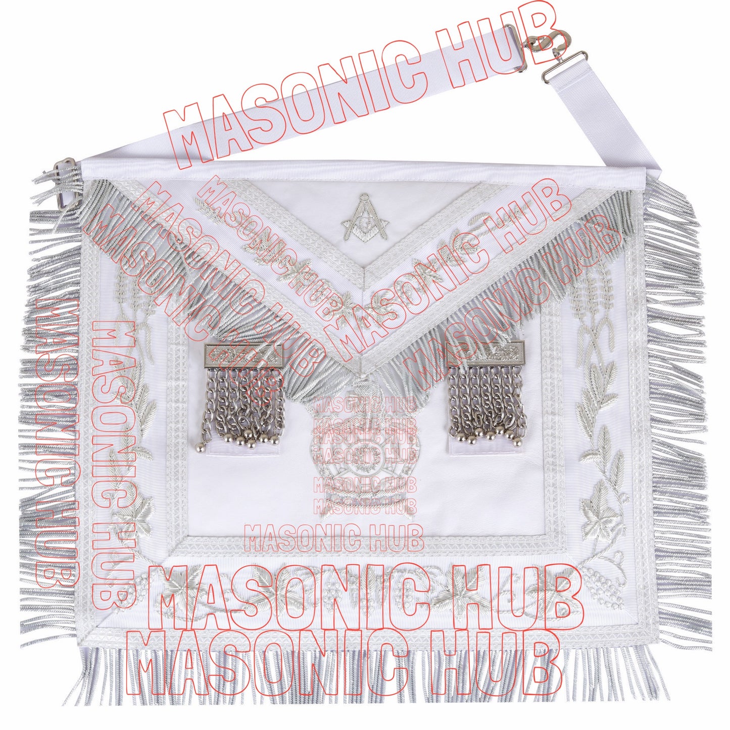 Handcrafted Masonic DeMolay & Master Mason Apron – 100% Lambskin