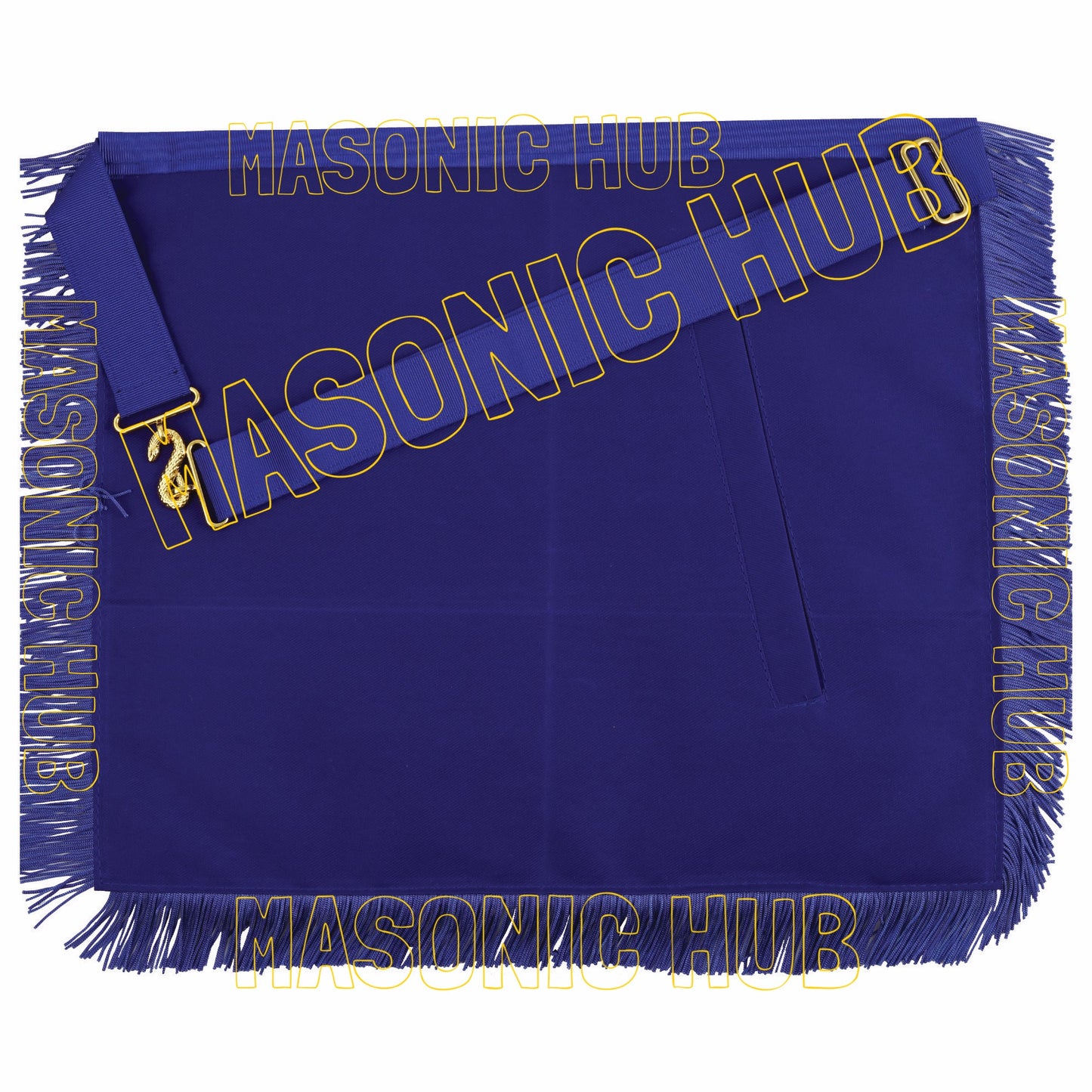 Masonic Illinois DeMolay Apron – Handcrafted Excellence in 100% Lambskin