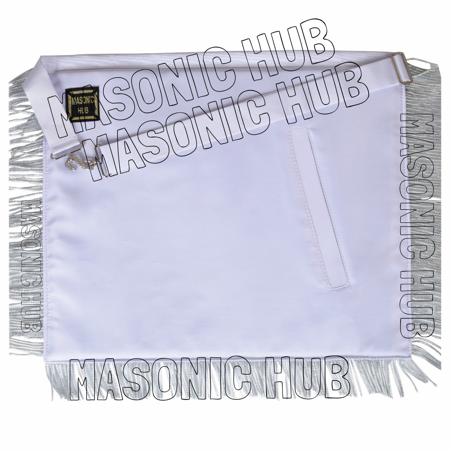 Handcrafted Masonic DeMolay Apron – 100% Lambskin with Master Mason Emblem