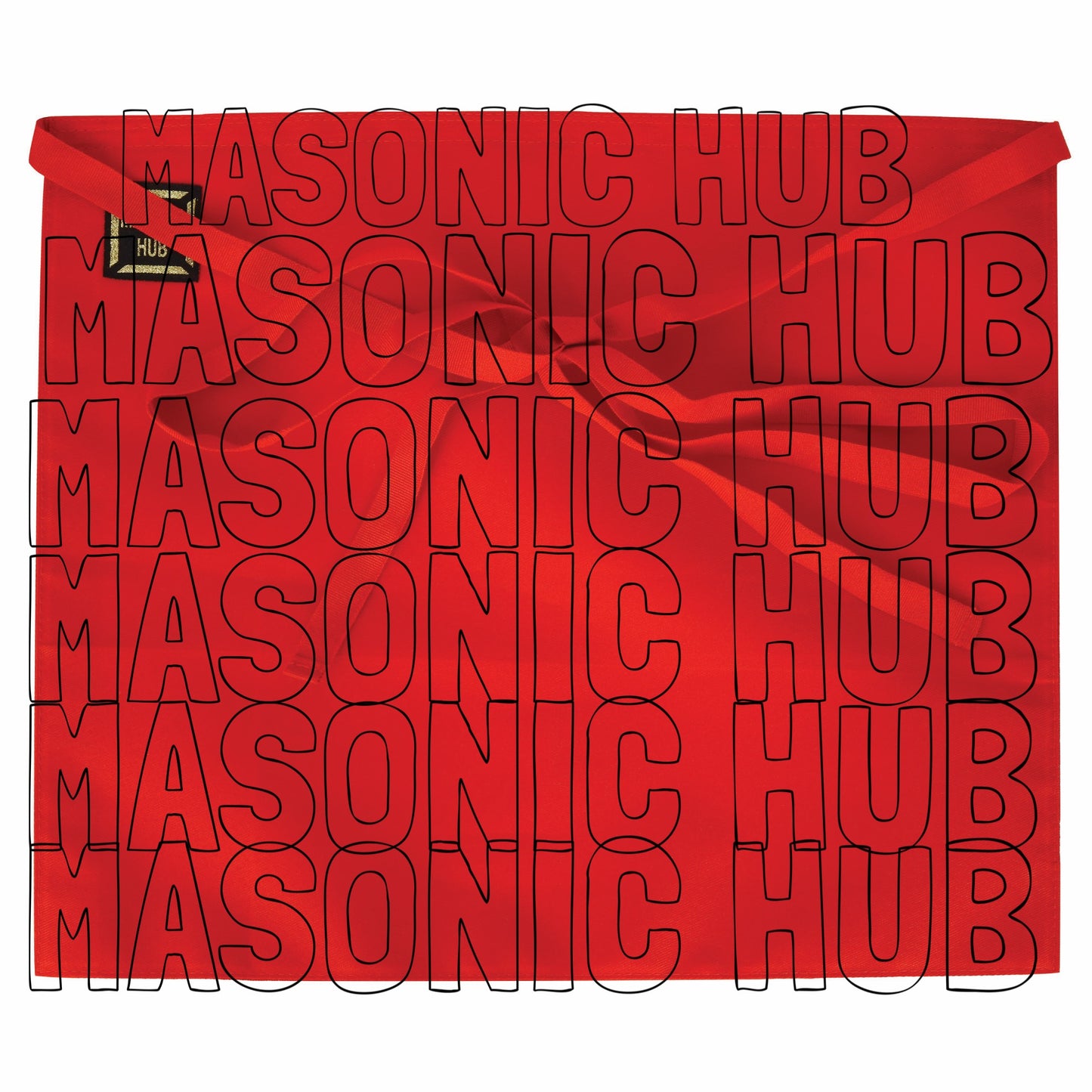 Exquisite Masonic Holy Royal Arch Apron – White Cotton Duck Cloth