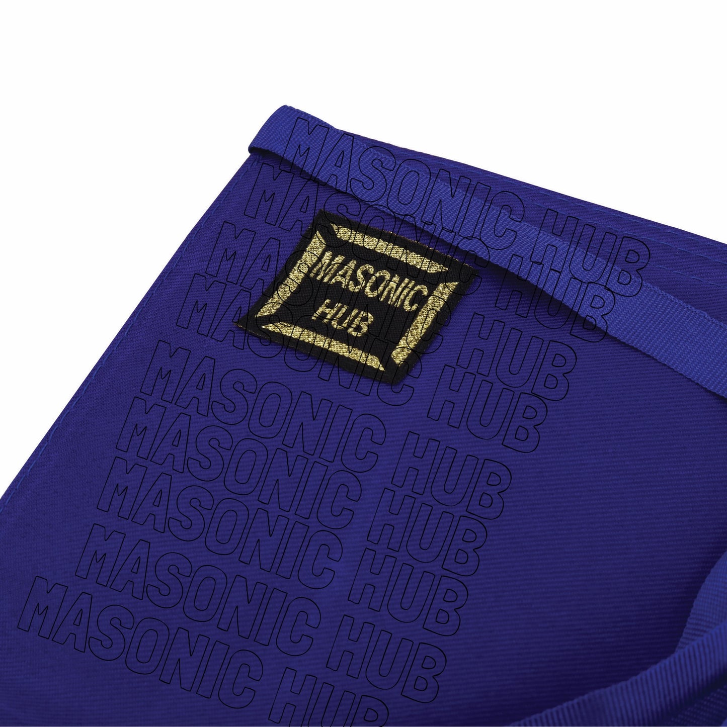 Sacred Craftsmanship: Masonic Blue Lodge White Cotton Apron