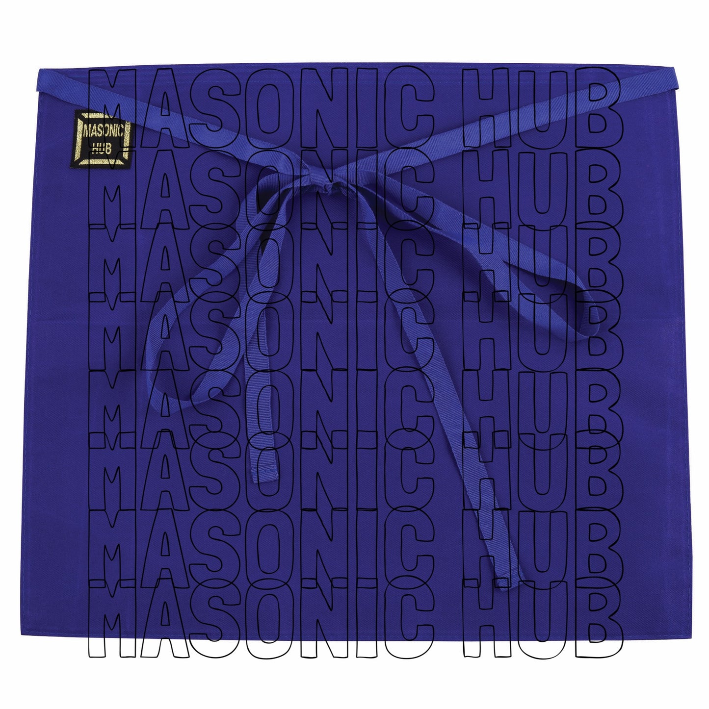 Sacred Craftsmanship: Masonic Blue Lodge White Cotton Apron