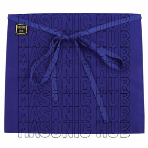 Sacred Craftsmanship: Masonic Blue Lodge White Cotton Apron Masonic Hub