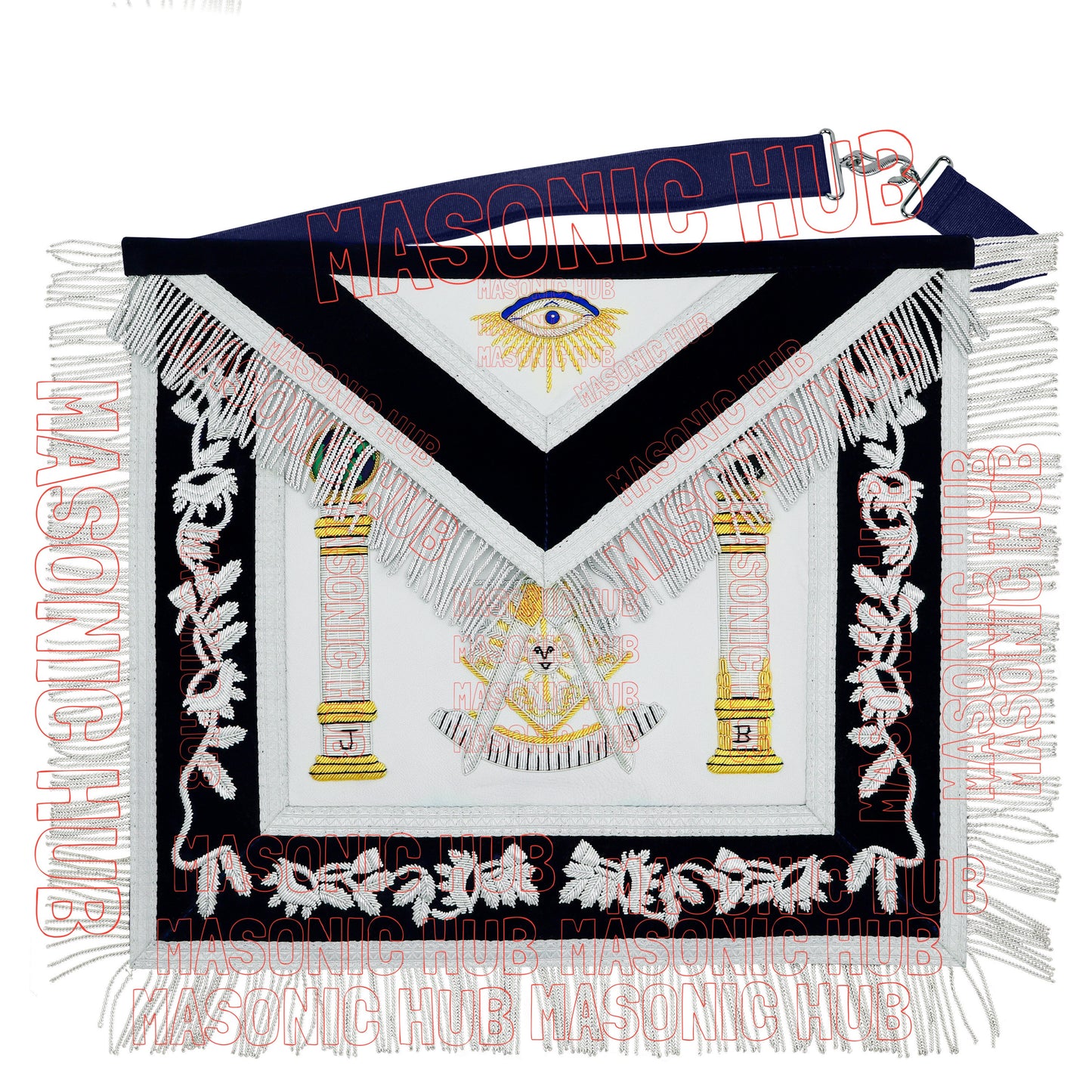 Exquisite Masonic Past Master Apron – A Masterpiece of Tradition & Craftsmanship