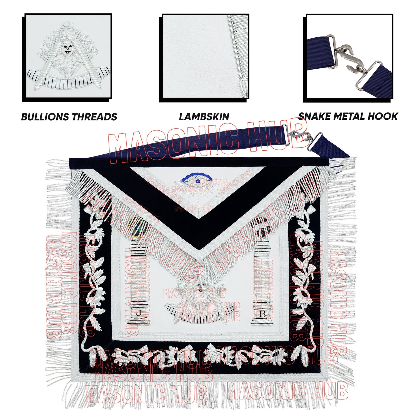 Masonic Past Master Apron – A Masterpiece of Tradition & Craftsmanship