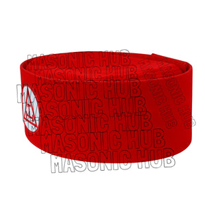 Handmade Velvet Crown – Royal Arch Master Crown –Masonic Regalia Hat –Red Velvet Masonic Hub