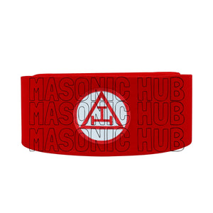 Handmade Velvet Crown – Royal Arch Master Crown –Masonic Regalia Hat –Red Velvet Masonic Hub