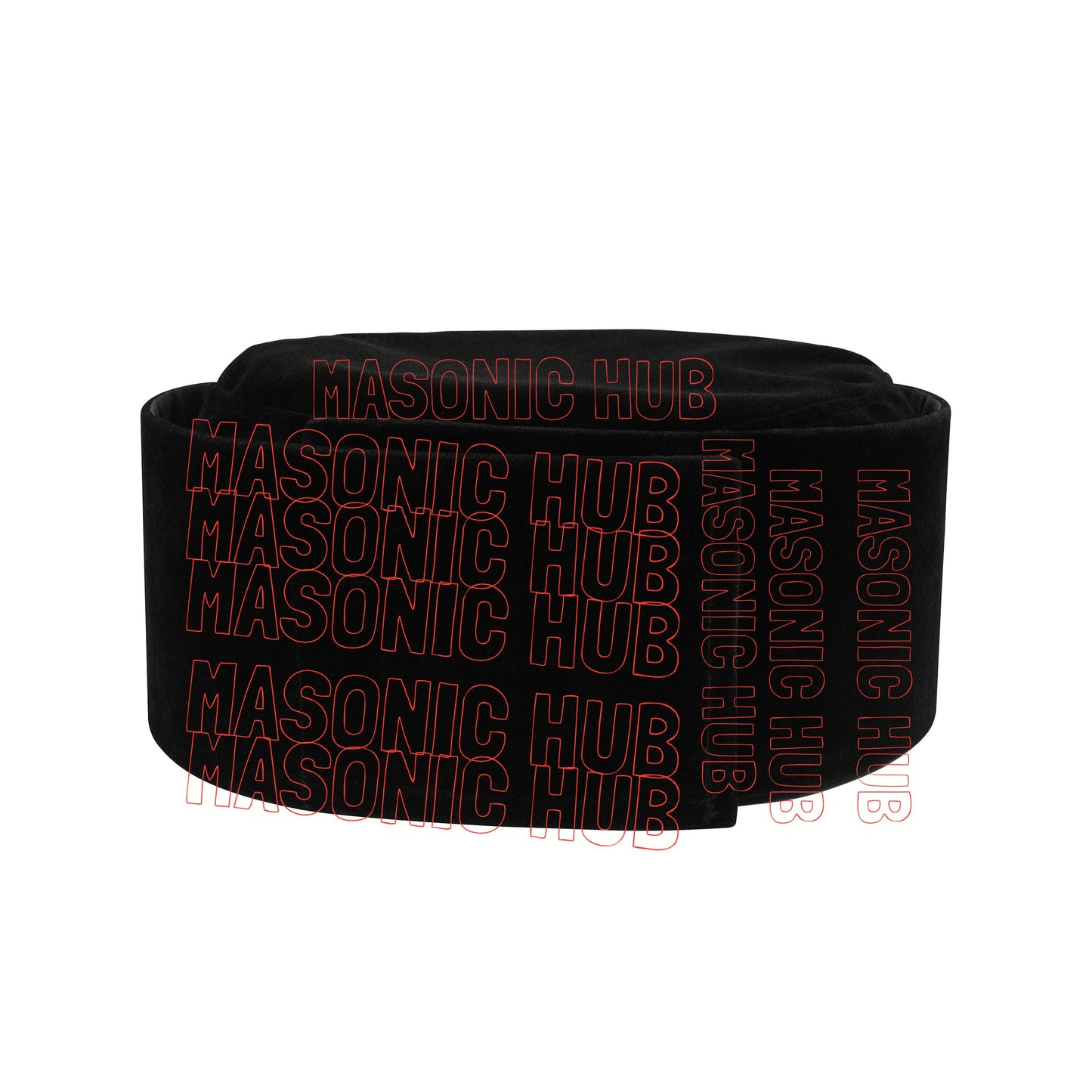 Handmade Velvet Crown Royal Arch Master Crown Masonic Regalia Hat –Black Velvet