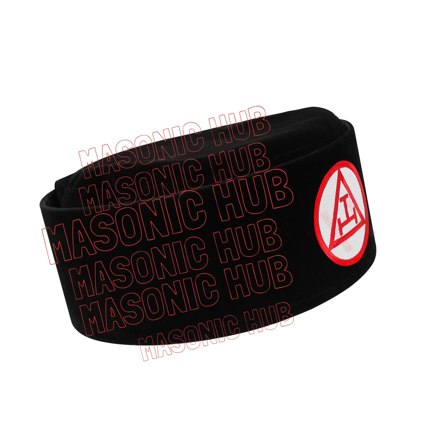Handmade Velvet Crown Royal Arch Master Crown Masonic Regalia Hat –Black Velvet
