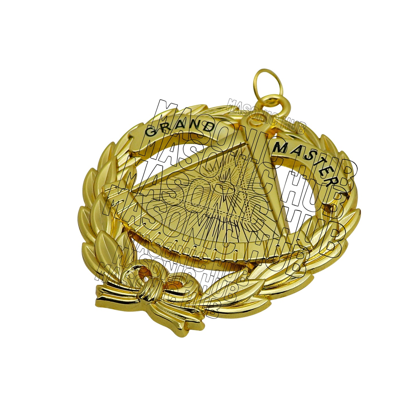 Grand Master Masonic Collar Jewel – Grand Lodge Gold-Plated Regalia