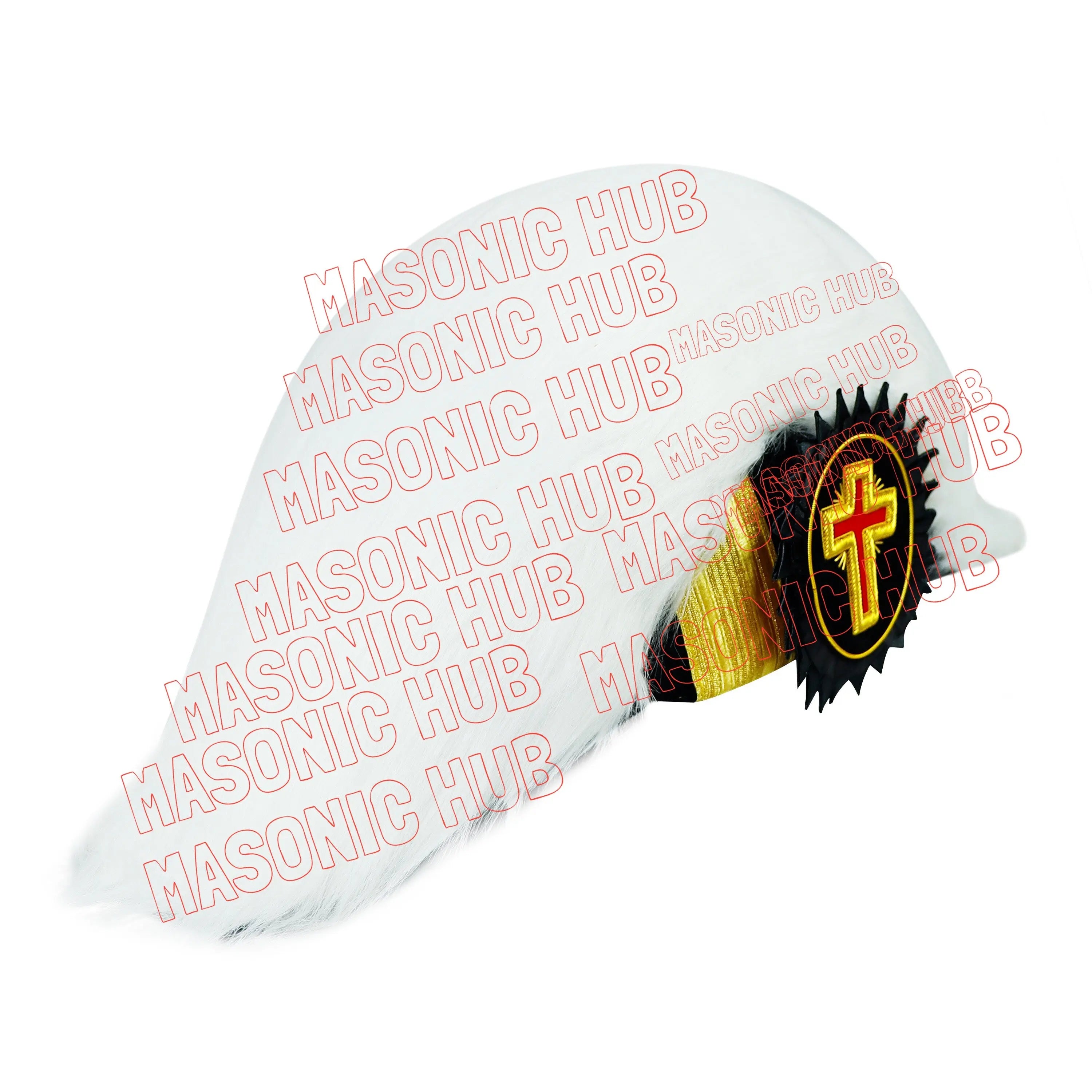 Commander's Crest: Regal Legacy Masonic Knights Templar Past Commander Chapeau Masonic Hub