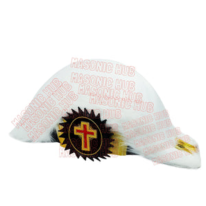 Commander's Crest: Regal Legacy Masonic Knights Templar Past Commander Chapeau Masonic Hub