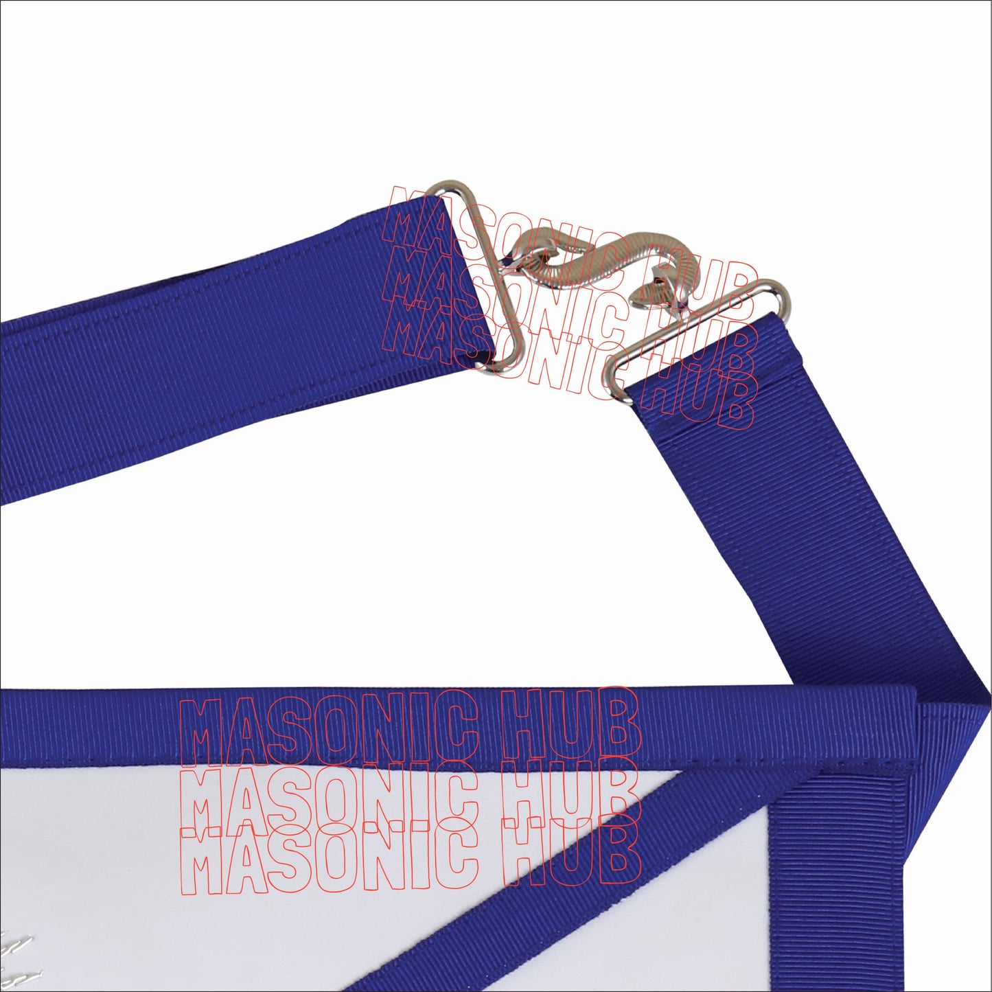 Texas Legacy: Genuine Leather Past Masters Apron – Hand-Embroidered Excellence