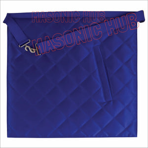 Texas Legacy: Genuine Leather Past Masters Apron – Hand-Embroidered Excellence Masonic Hub