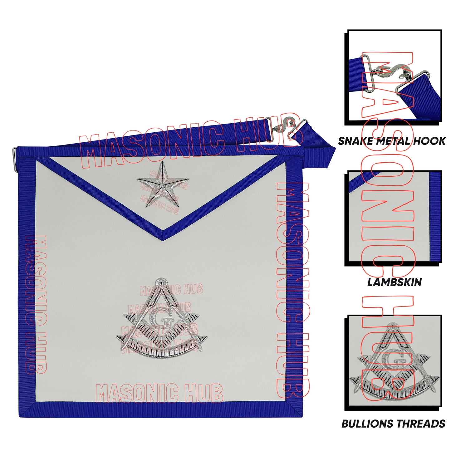 Authentic Lone Star Texas Past Master Apron – A Tribute to Craftsmanship & Heritage