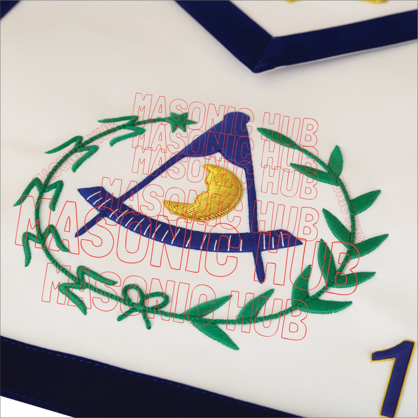 District Deputy Grand Master Lambskin Apron – Grand Lodge of Texas Freemasons