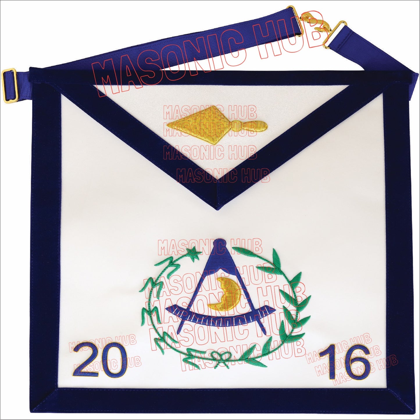 District Deputy Grand Master Lambskin Apron – Grand Lodge of Texas Freemasons