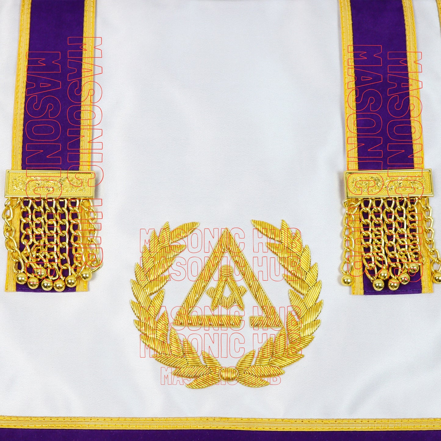 Vintage Prince Hall PHA Past Grand Thrice Illustrious Master Masonic Apron
