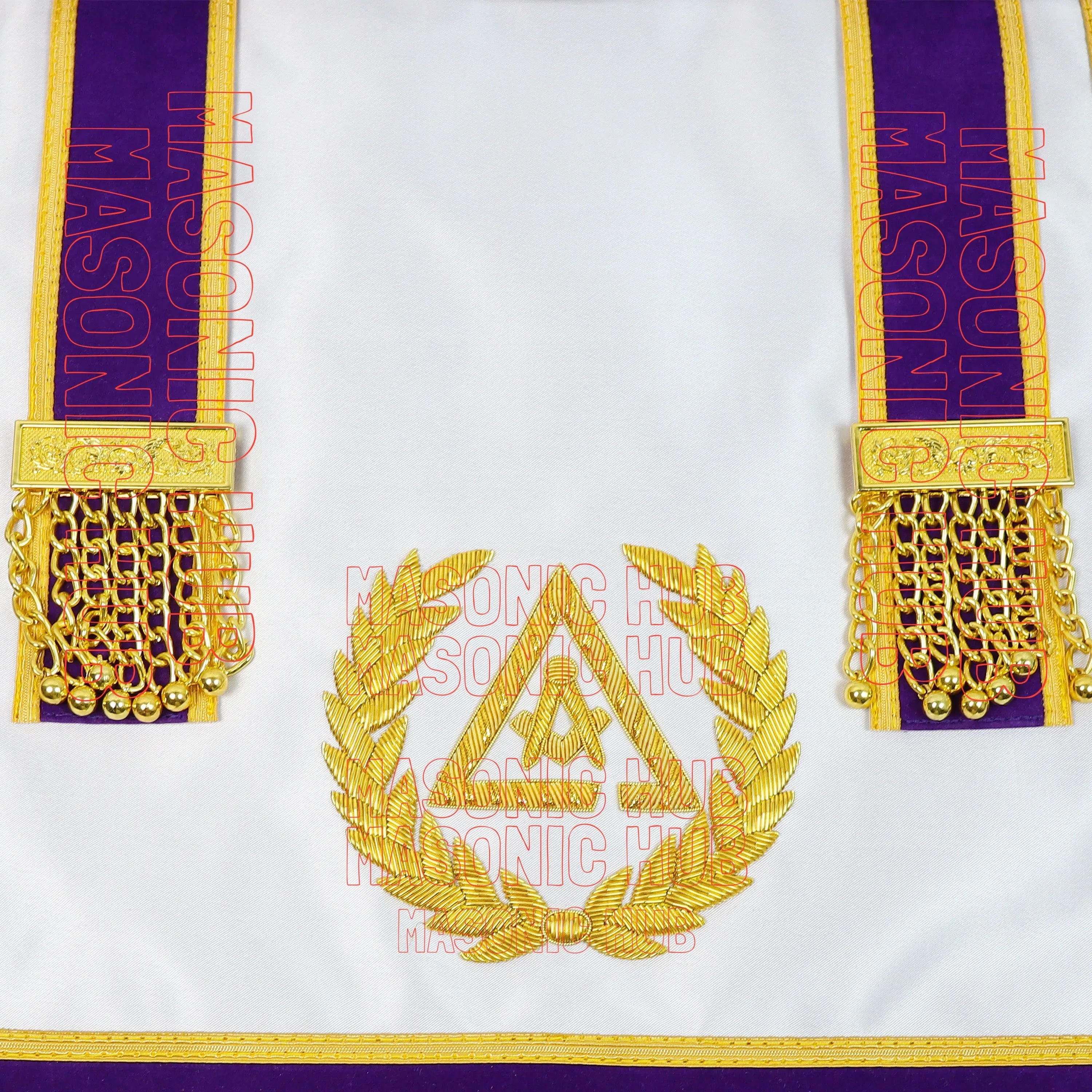 Vintage Prince Hall PHA Past Grand Thrice Illustrious Master Masonic Apron Masonic Hub