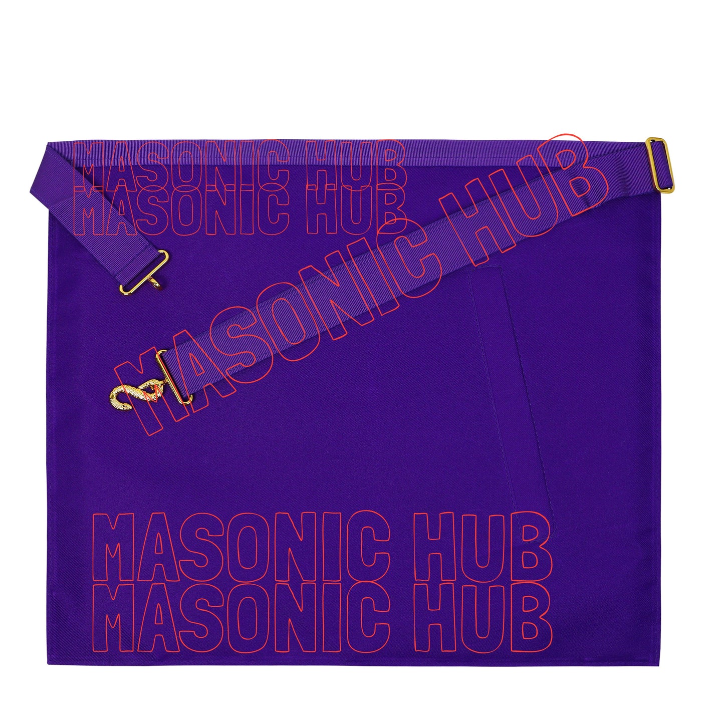 Hand-Embroidered Royal & Select Master (RSM) Member Masonic Apron