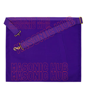 Hand-Embroidered Royal & Select Master (RSM) Member Masonic Apron Masonic Hub