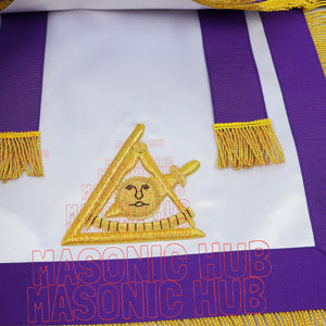 Masonic Council Past Illustrious Master (PIM) Satin Apron Masonic Hub