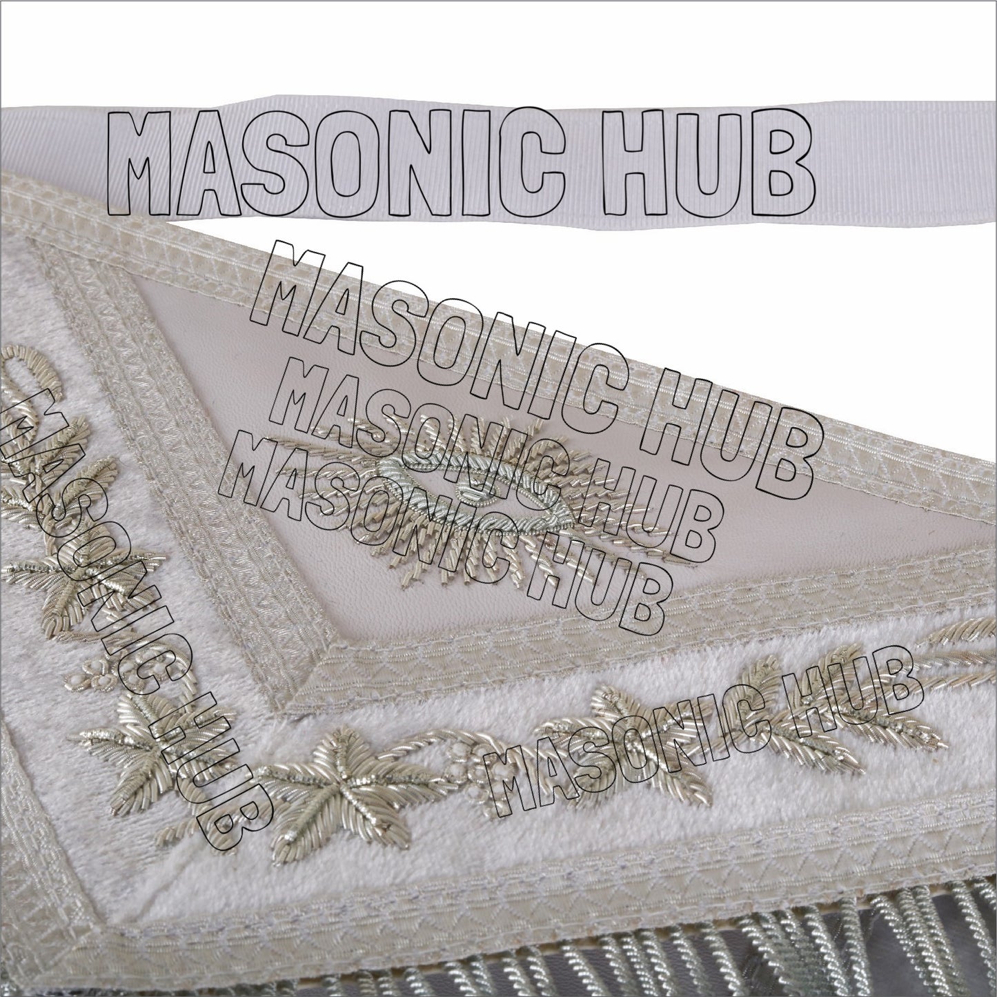 Craftsman's Pride: Handmade Masonic Master Mason Apron – Genuine Lambskin