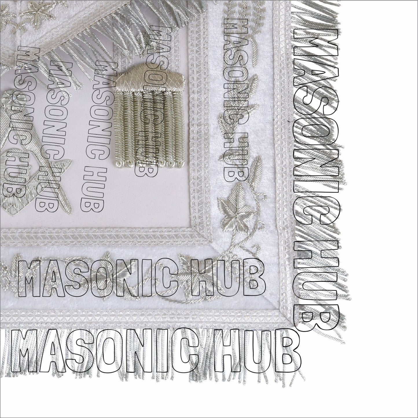 Craftsman's Pride: Handmade Masonic Master Mason Apron – Genuine Lambskin