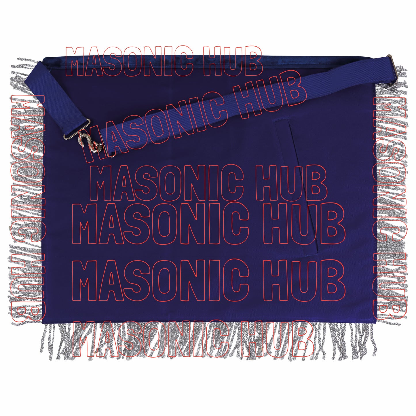 Exquisite Handcrafted Masonic Past Master Lambskin Apron – 100% Handmade Elegance