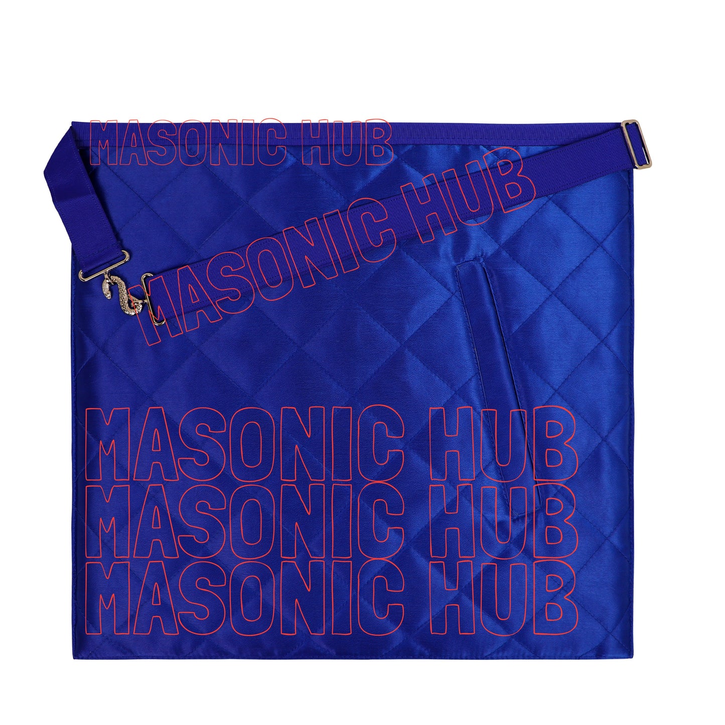 Texas Masonic Apron: Master Mason Lambskin with Texas Map – Official Texas Regulation