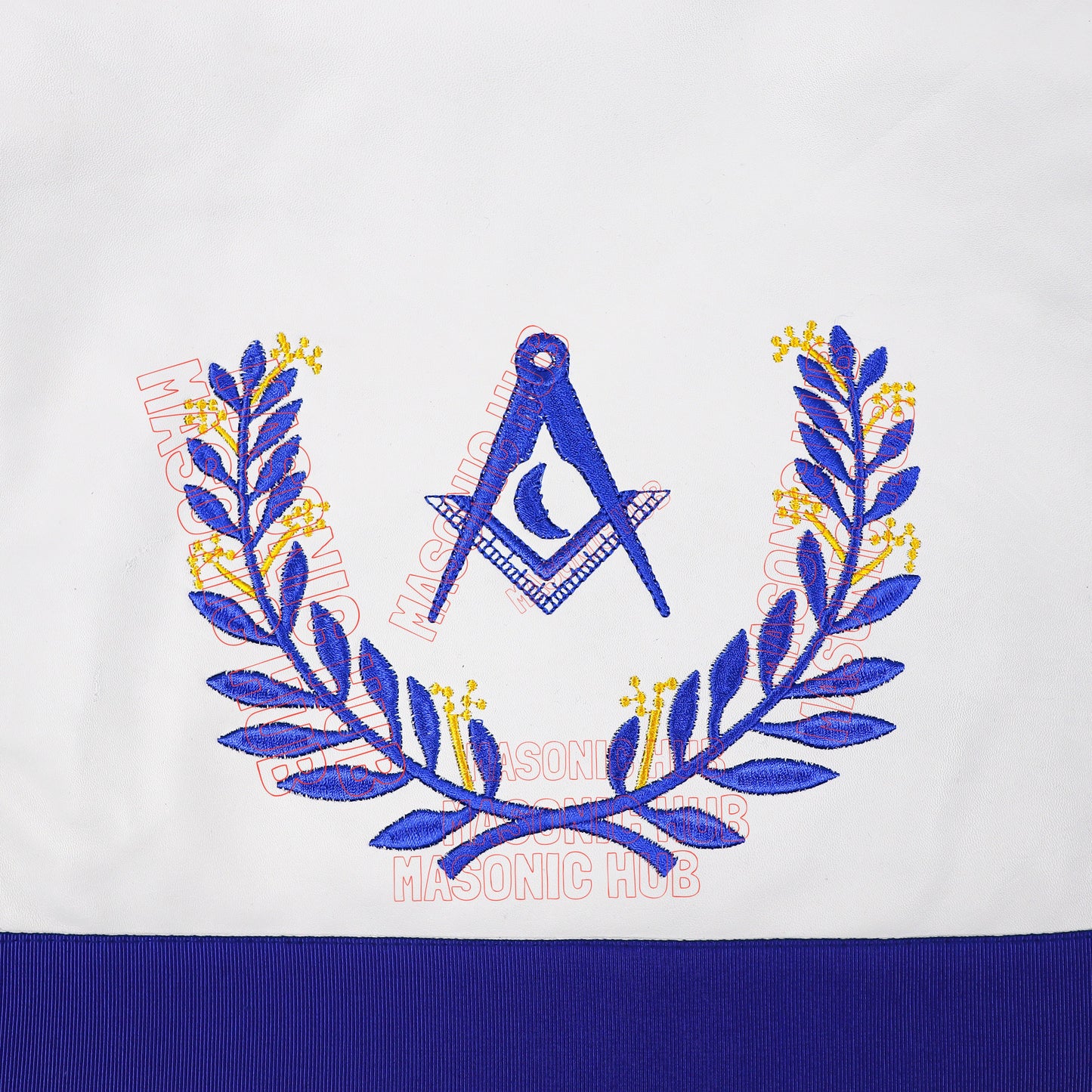 Masonic Regalia Blue Lodge Jr. Deacon Apron & Chain Collar with Jewel